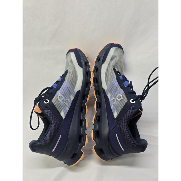 On Running Athletic Shoes - Navy and Orange - Picture 10 of 13